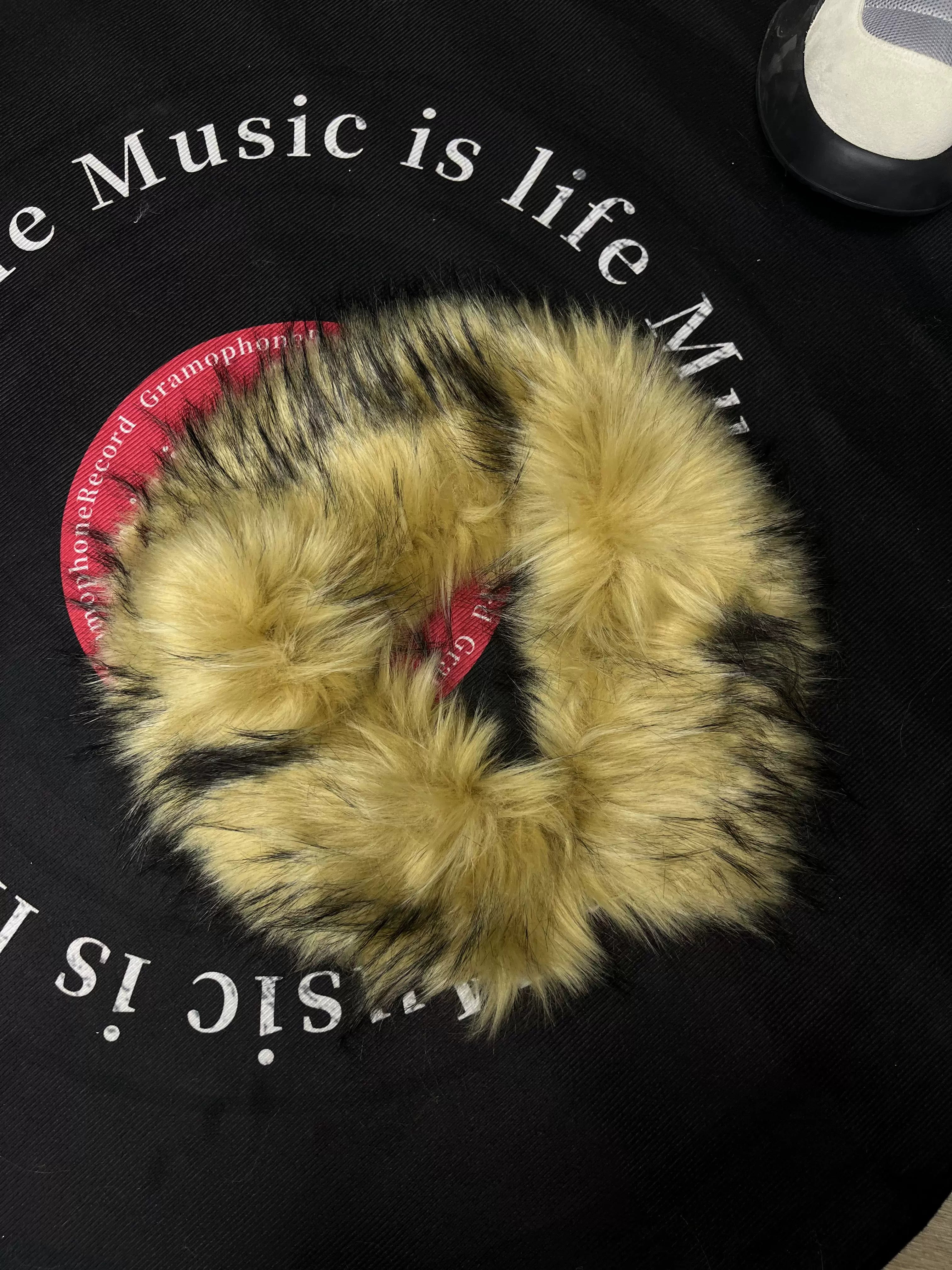 Ten-Color Removable Snap Fur Collar