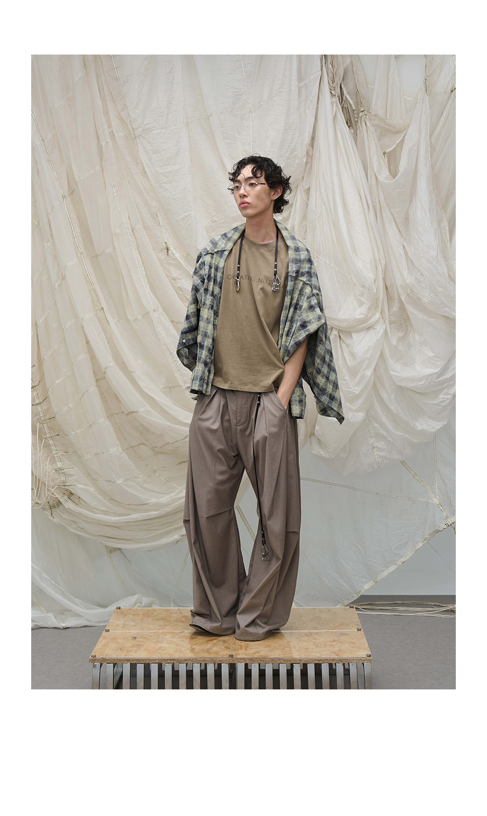 Double Hook Leather Rope Pants Chain