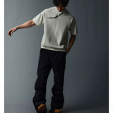Short Sleeve Mock Neck Zip Tee