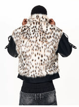 Men's Winter Fur Patchwork Padded Coat