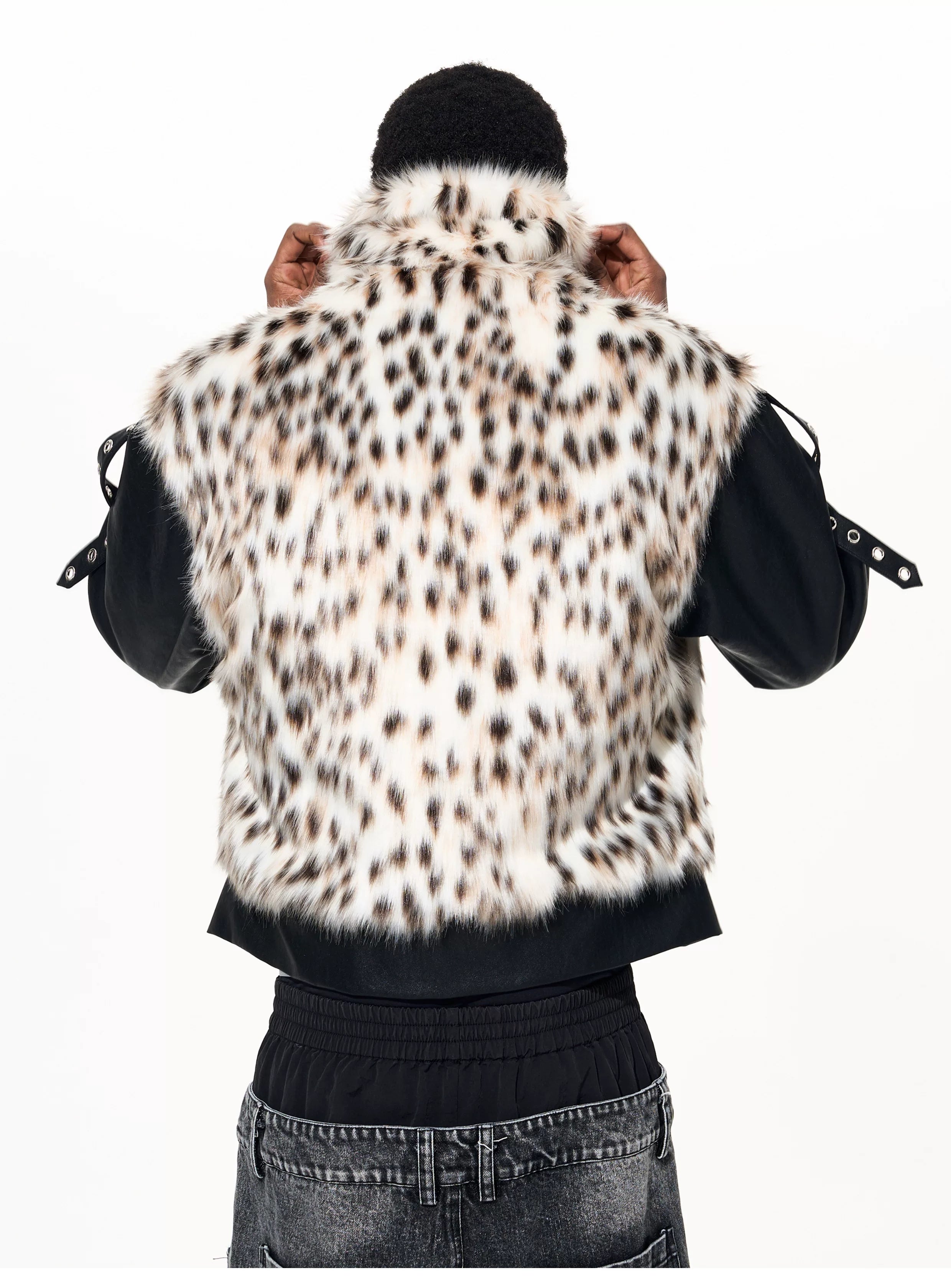 Men's Winter Fur Patchwork Padded Coat