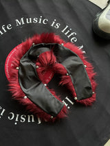 Ten-Color Removable Snap Fur Collar