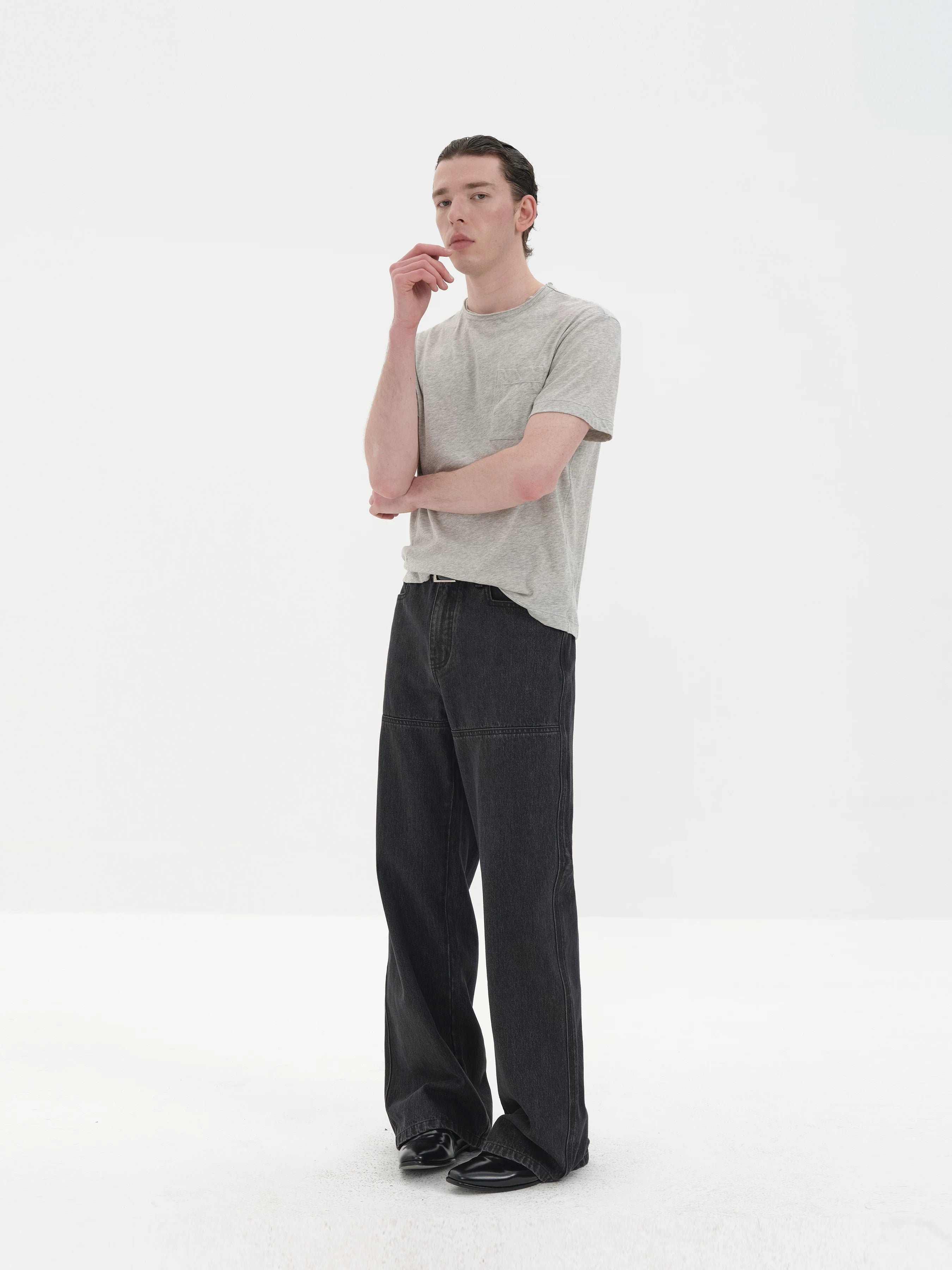 Chest Pocket Silk Cotton Tees