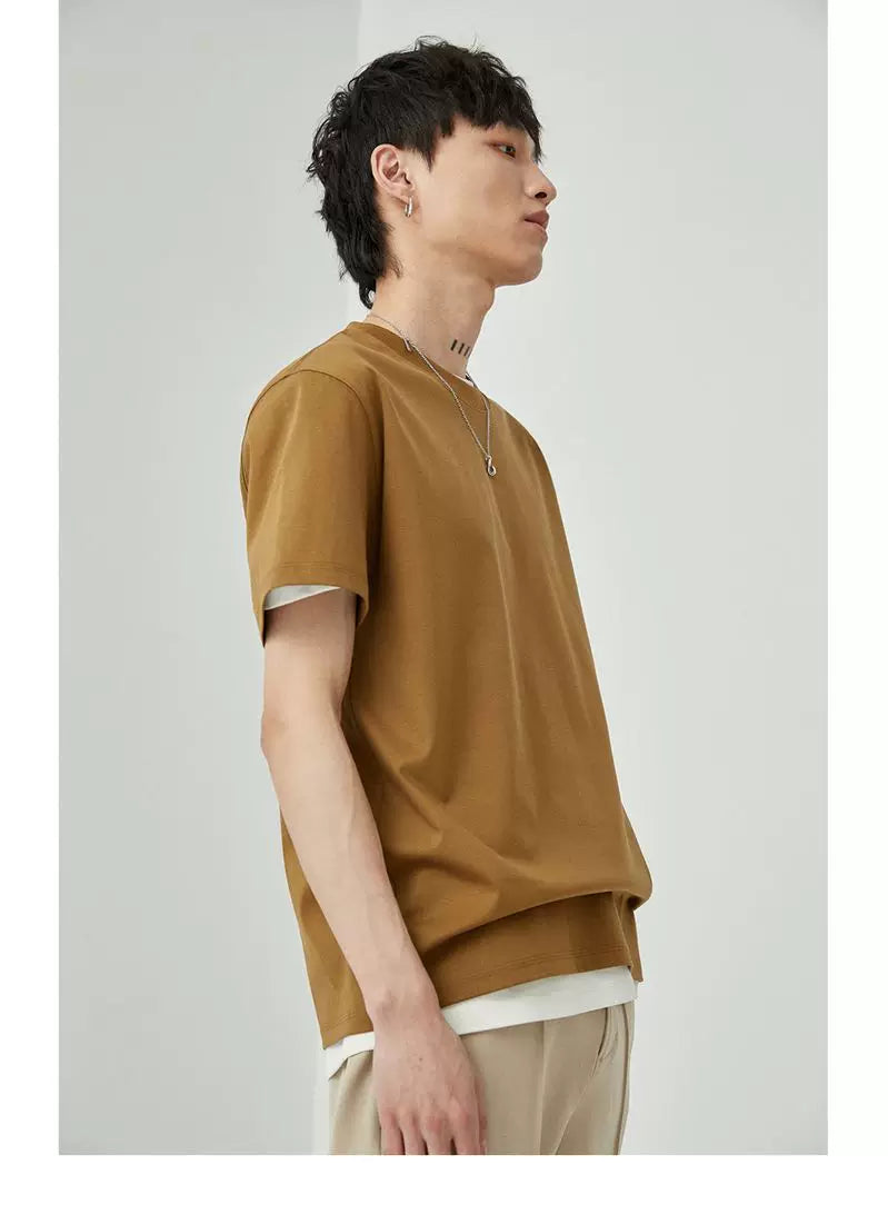 Double-Sided Mercerized Long Staple Cotton Tee