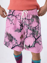 Men's Loose Drawstring Graffiti Beach Shorts