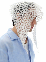 Korean Imported Embroidered Triangle Scarf