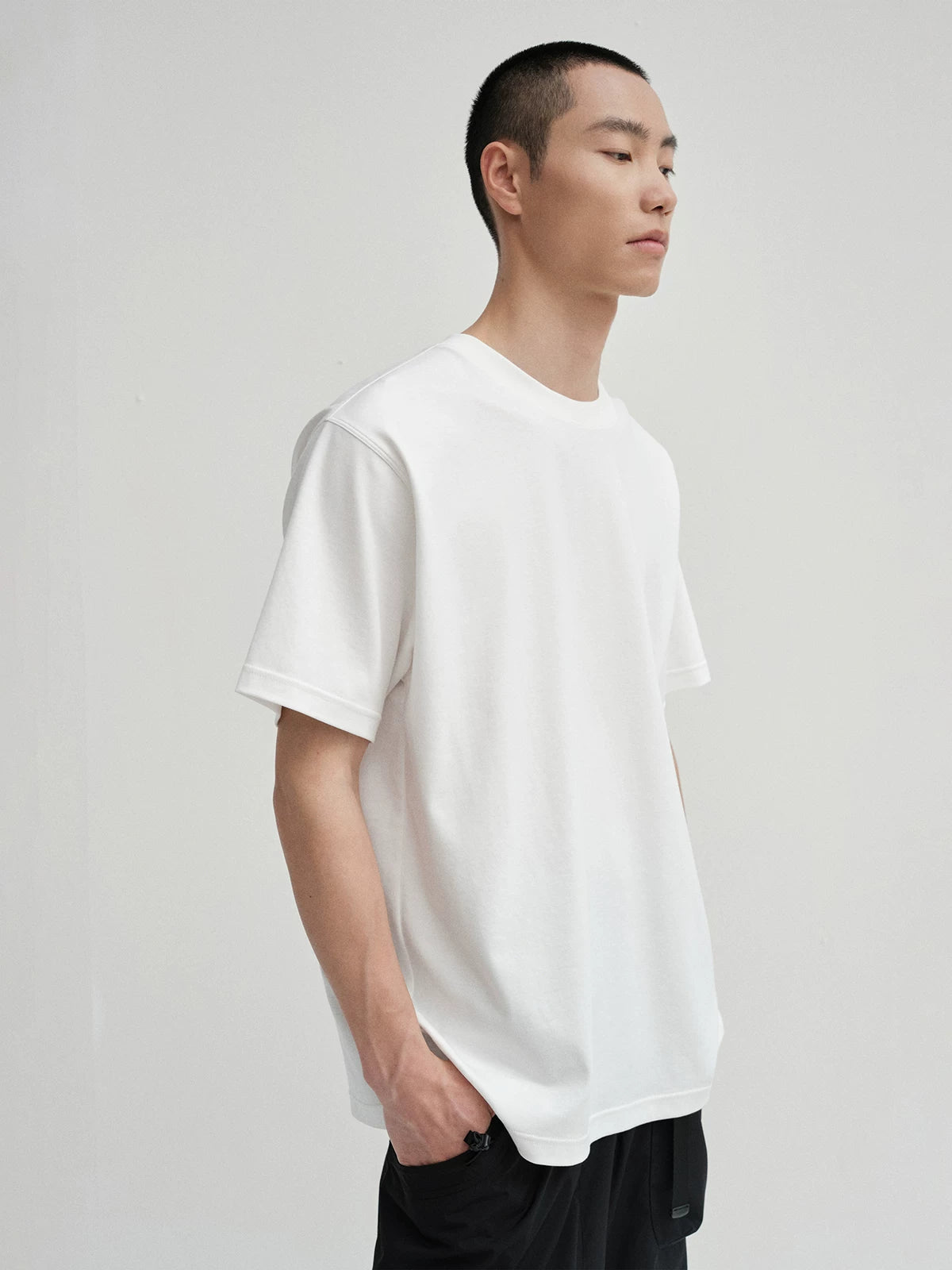 Basic Short Sleeve Sorona Cotton Tee