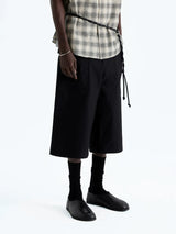 Heavy Vintage Textured Cotton Cargo Shorts