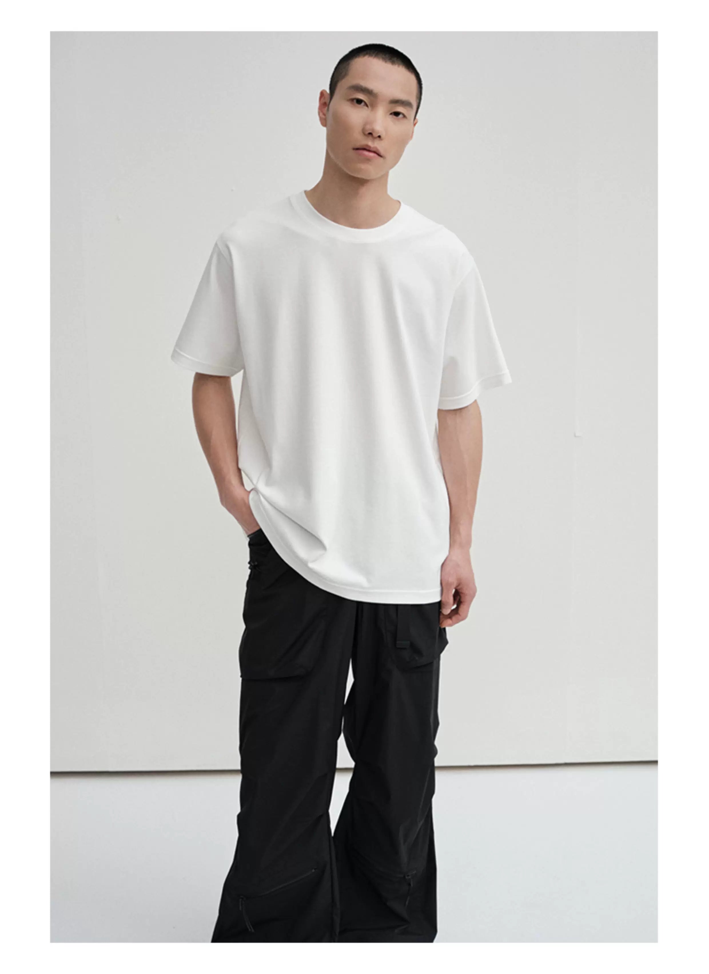 Basic Short Sleeve Sorona Cotton Tee