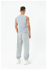 Men's Slim Fit Ribbed Athletic Tank