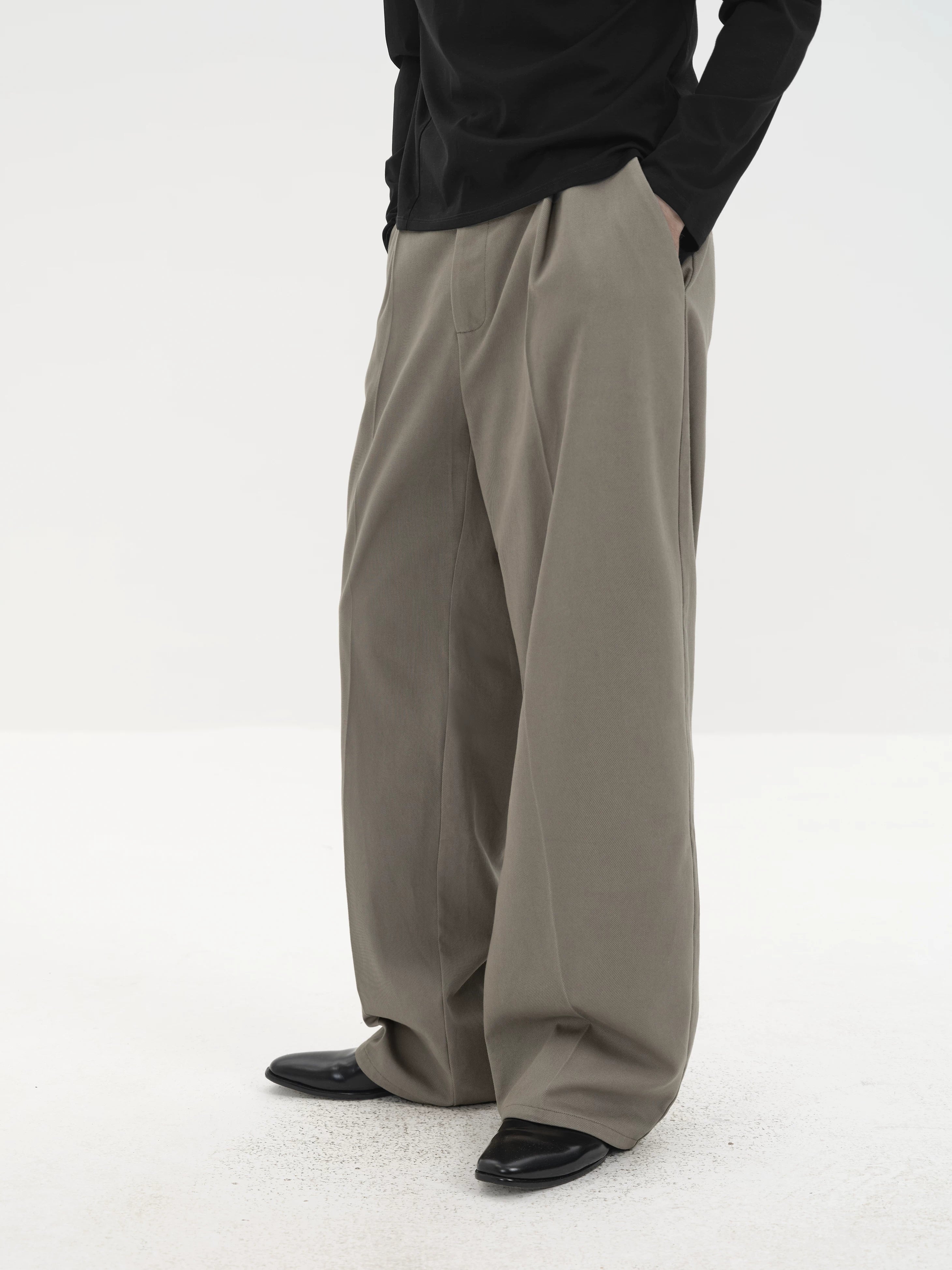 Summer Loose Pleated Tencel Cotton Pants