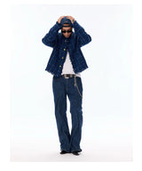 Elegant Retro Plaid Boxy Tweed Jacket