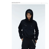 Three Color Cleanfit Couple Zip Hoodies