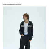 Black Side Adjustable Chain Casual Pants