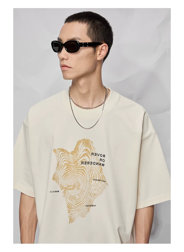 Oversized Graphic Print Tee