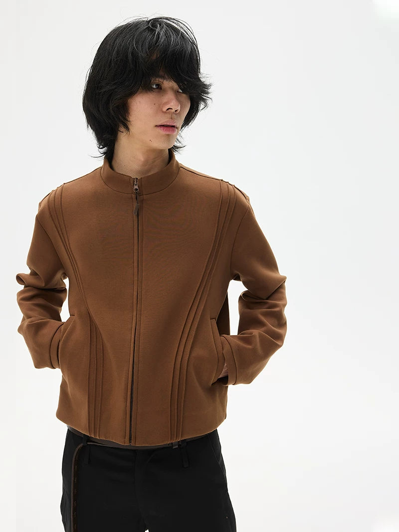 Soft Space Cotton Boxy Zip Sweatshirt