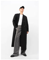 Men's Oversized Two-tone Windproof Trench Coat
