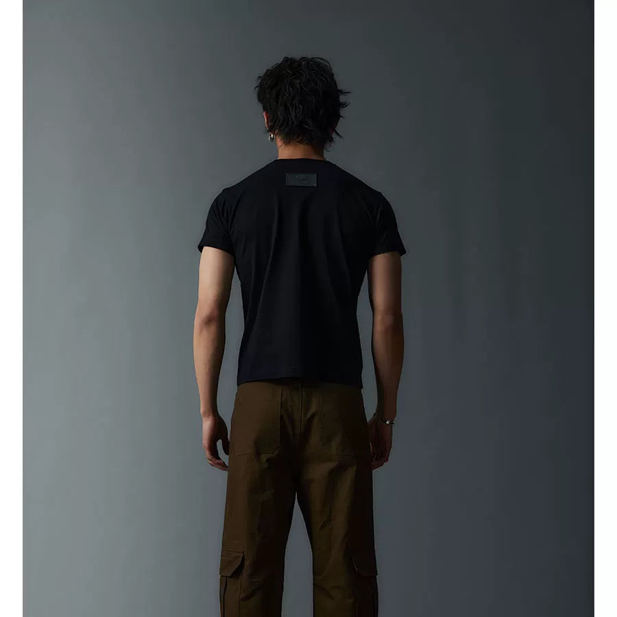 Unisex Tri-Color Slim Cotton Tees