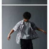 Unisex Cleanfit Multi-color Fringed Plaid Shirts