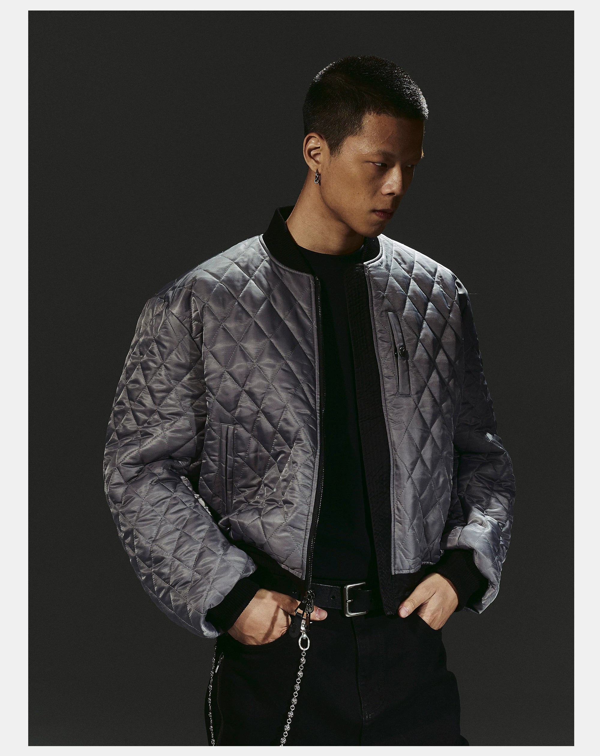 Reversible Quilted Boxy Cotton Coat