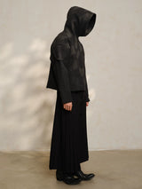 Black Hooded Zip Bee Keeper Jacket
