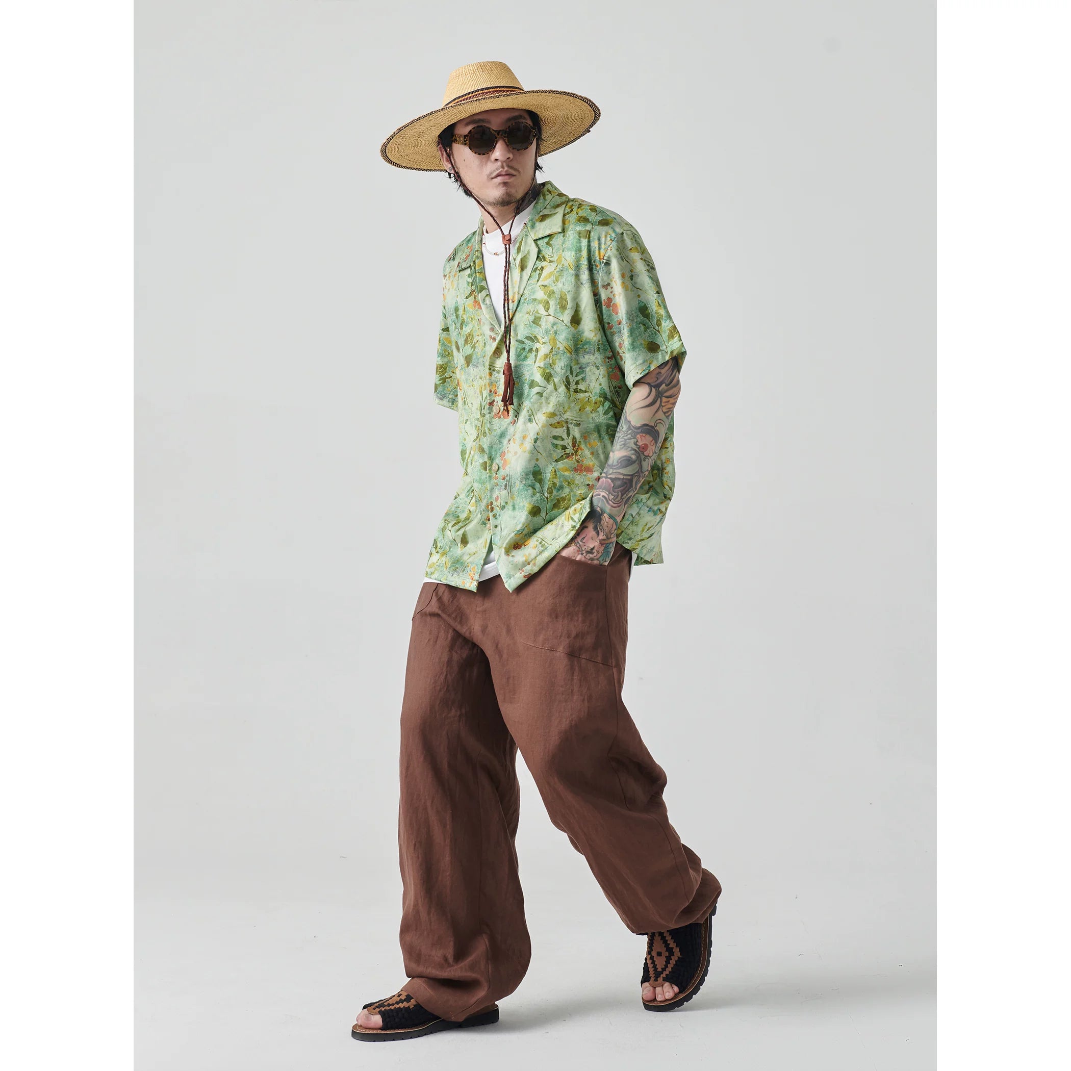 Loose Short Sleeve Hawaiian Shirt