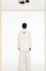 Men's Three-color Turtleneck Zip Long-sleeve Tees