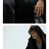 Thick Multi-Wear Hooded Scarf Blazer Coat