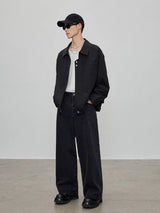 Square Collar Boxy Jacket
