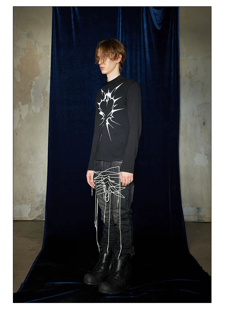 American Vintage Star Drawstring Stretch Jeans