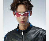 Men's Distressed Cropped Leather Moto Jacket