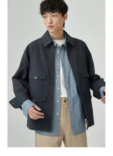Split Pocket Basic Cotton Shirt