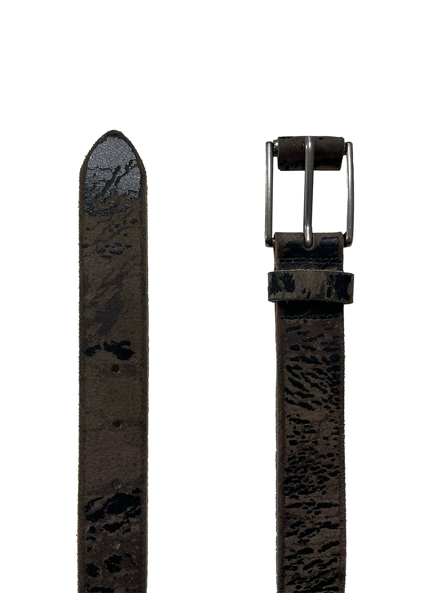 Vintage Cracked Full Grain Leather Belt