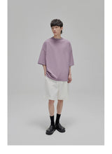 Vintage Ribbed Half Sleeve Tees