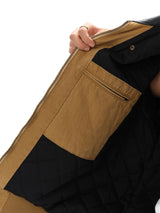 Men's Washed Patchwork Sheepskin Jacket