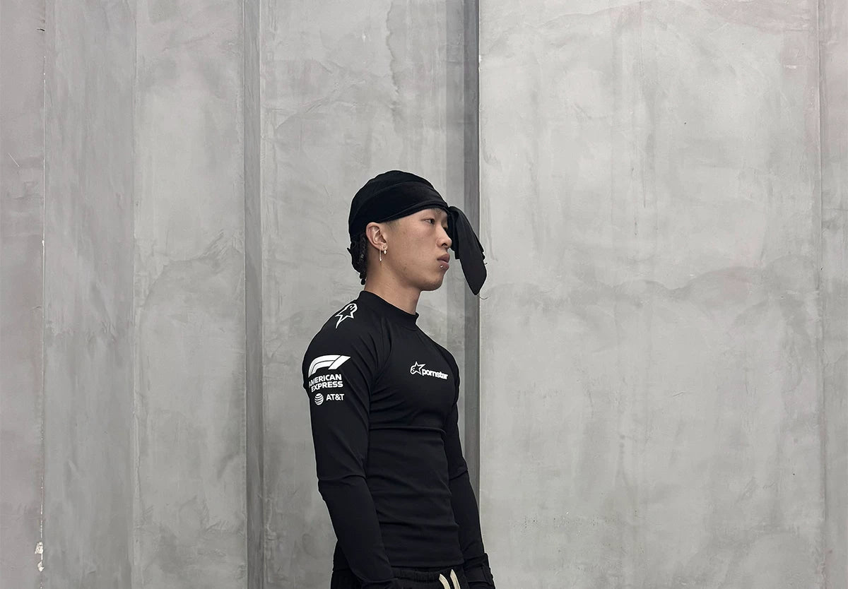 Tight Racing Sports Long Sleeve Top