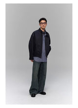 Reversible Plaid Lined Cotton Harrington Jacket