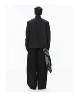 Lightweight Stand Collar Blazer Padded Coat