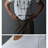 Slim Fit Vintage Print Tee