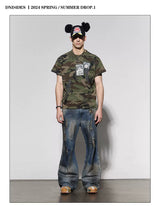 American Camo Cross Gun Tee