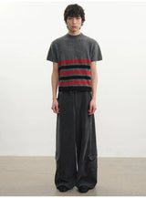 Faded Gray Side Pocket Corduroy Pants