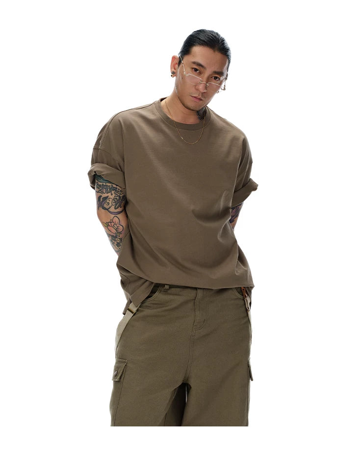 Men's Heavyweight Loose Solid Tee