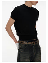 Ice Silk Slim Short Sleeve Tee