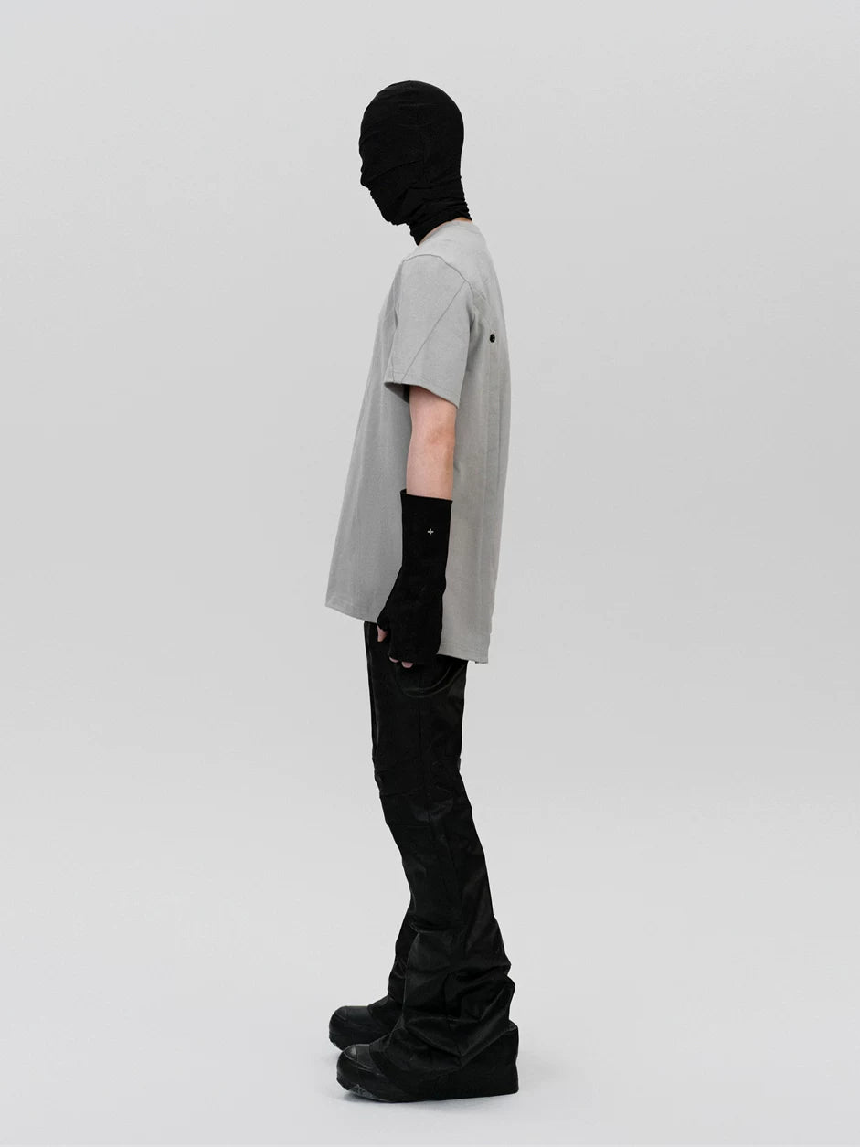 Men's Solid Minimalist Deconstructed Tees