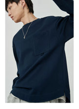 Ribbon Pocket Long Sleeve Tee