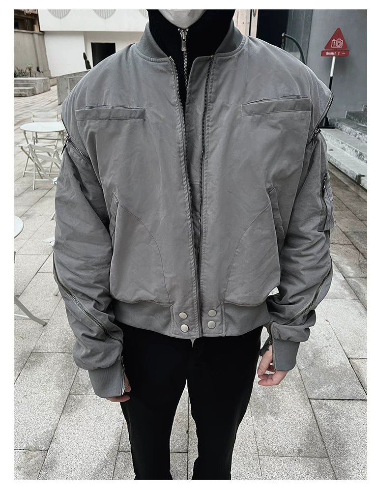 Cleanfit Double Zipper MA1 Flight Jacket