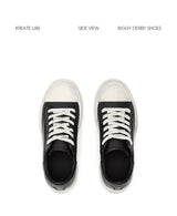 Leather Platform Casual Sneakers