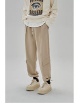 Tapered Drawstring Pocket Cargo Pants