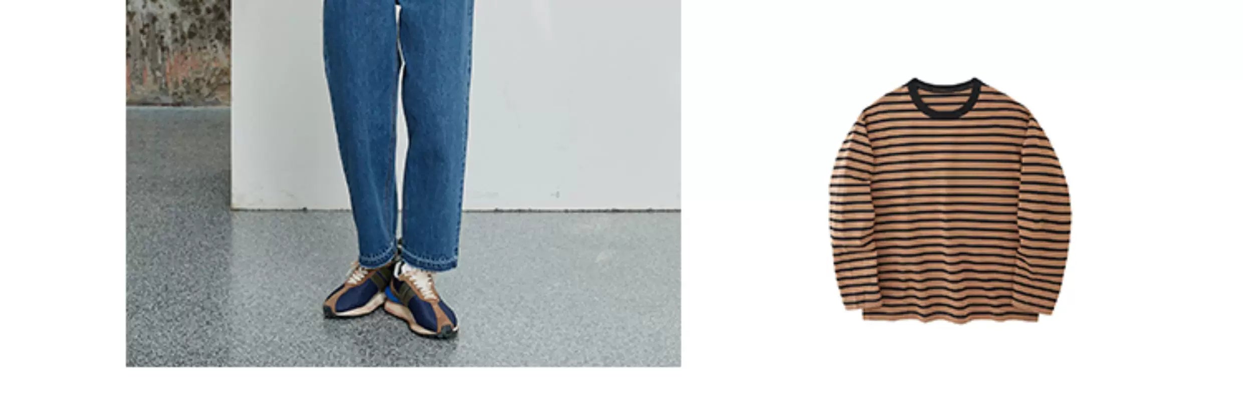 Vintage Washed Distressed Straight Cropped Jeans