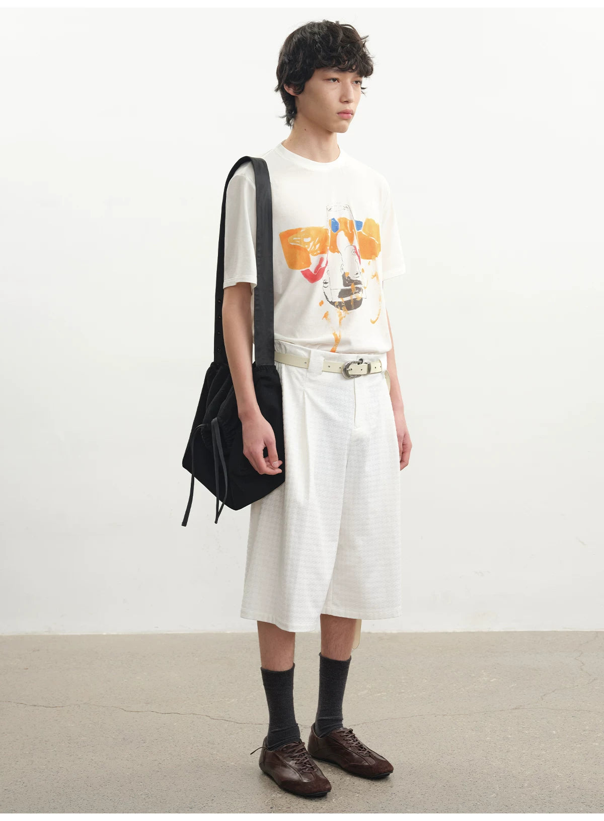Juicy Digital Print Wool Tencel Tee
